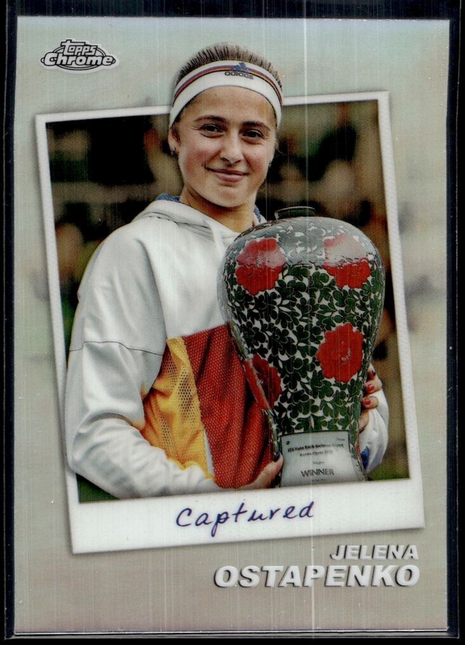 2024 TOPPS CHROME TENNIS CAPTURED CTD-JO Jelena Ostapenko