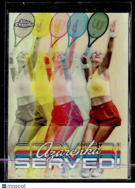 2024 TOPPS CHROME TENNIS SERVED! SER-VA Victoria Azarenka