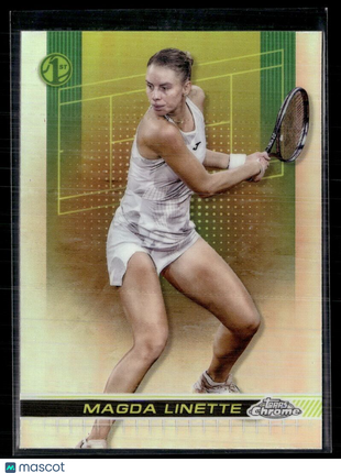 2024 TOPPS CHROME TENNIS REFRACTOR 61 Magda Linette