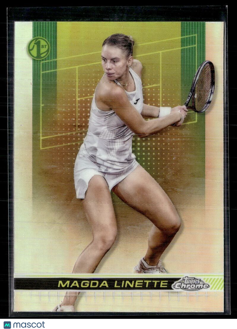 2024 TOPPS CHROME TENNIS REFRACTOR 61 Magda Linette