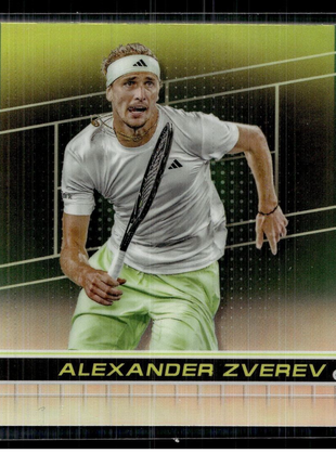 2024 TOPPS CHROME TENNIS REFRACTOR 74 Alexander Zverev