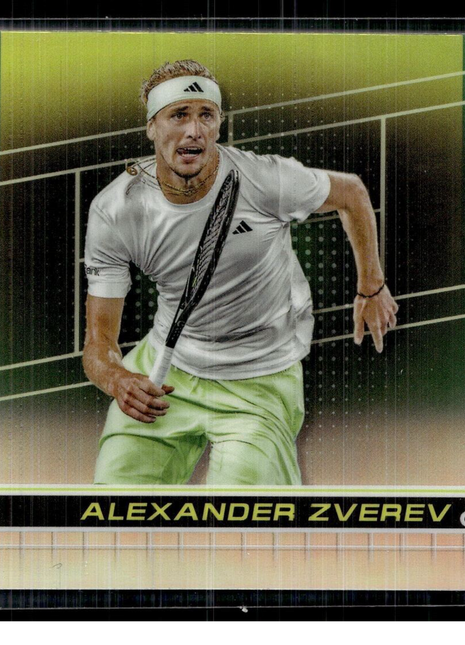 2024 TOPPS CHROME TENNIS REFRACTOR 74 Alexander Zverev