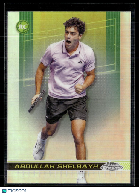 2024 TOPPS CHROME TENNIS REFRACTOR 172 Abdullah Shelbayh