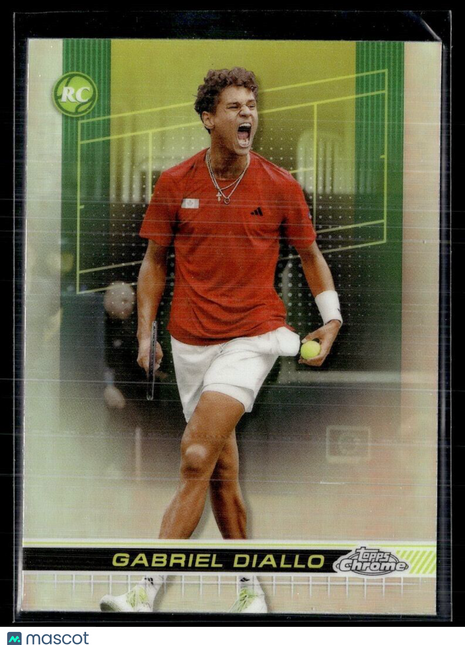 2024 TOPPS CHROME TENNIS REFRACTOR 30 Gabriel Diallo