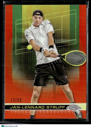 2024 TOPPS CHROME TENNIS ORANGE /25 139 Jan-Lennard Struff