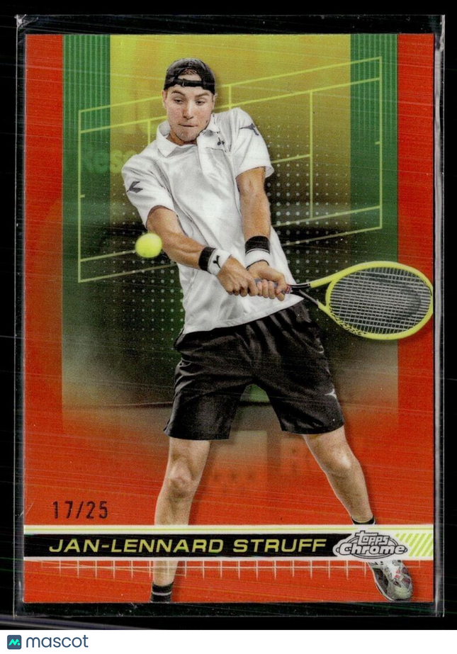 2024 TOPPS CHROME TENNIS ORANGE /25 139 Jan-Lennard Struff
