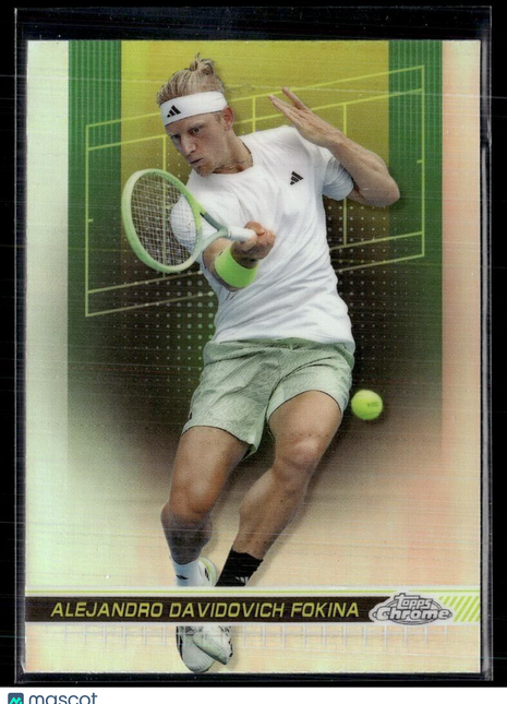 2024 TOPPS CHROME TENNIS REFRACTOR 148 Alejandro Davidovich Fokina