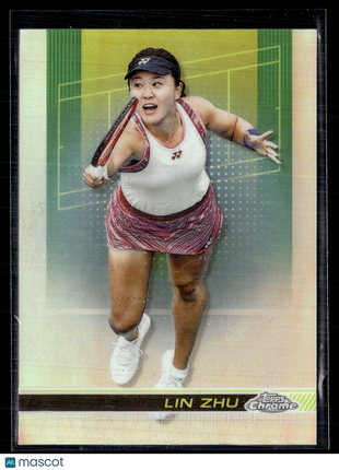 2024 TOPPS CHROME TENNIS REFRACTOR 133 Lin Zhu