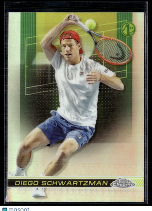 2024 TOPPS CHROME TENNIS REFRACTOR 124 Diego Schwartzman