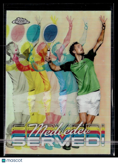2024 TOPPS CHROME TENNIS SERVED! SER-DM Daniil Medvedev