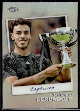 2024 TOPPS CHROME TENNIS CAPTURED CTD-FC Francisco Cerundolo