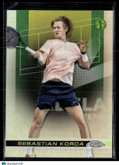 2024 TOPPS CHROME TENNIS REFRACTOR 57 Sebastian Korda