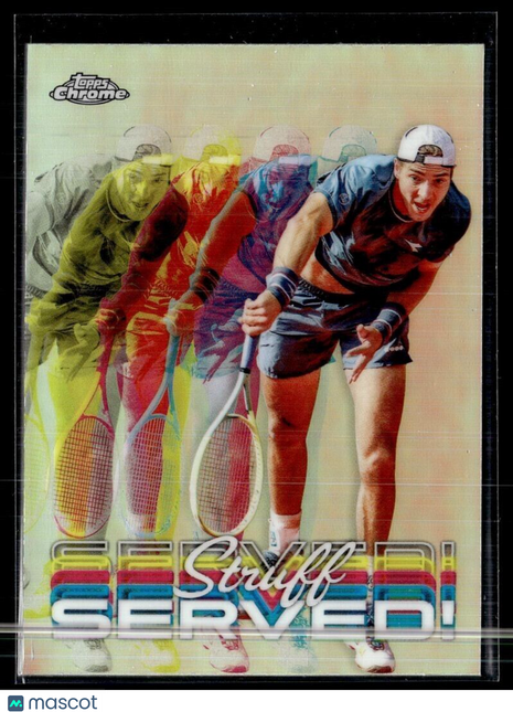 2024 TOPPS CHROME TENNIS SERVED! SER-JS Jan-Lennard Struff