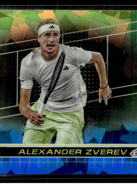 2024 TOPPS CHROME TENNIS SAPPHIRE 74 Alexander Zverev