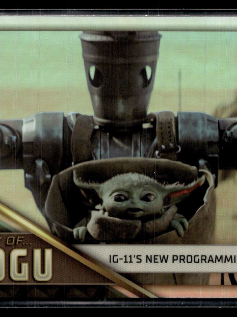 2023 TOPPS CHROME STAR WARS MANDALORIAN JC-7 JOURNEY OF GROGU