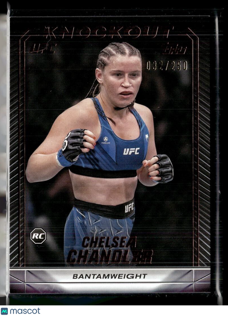 2024 TOPPS UFC KNOCKOUT BRONZE 32/250 ROOKIE CHELSEA CHANDLER
