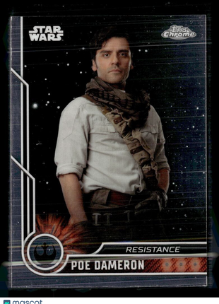 2023 TOPPS CHROME STAR WARS #67 POE DAMERON