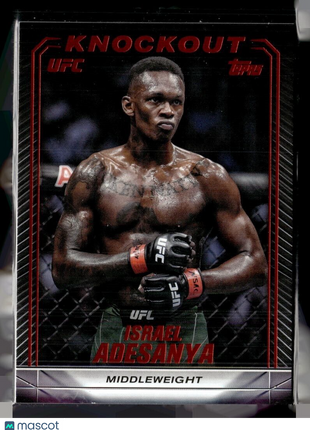 2024 TOPPS UFC KNOCKOUT ORANGE ISRAEL ADESANYA