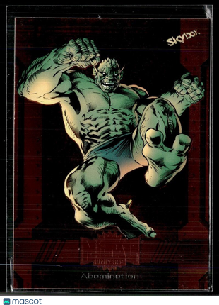 2023 SKYBOX MARVEL UNIVERSE AVENGERS COPPER ABOMINATION