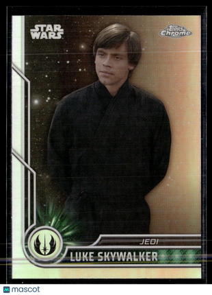 2023 TOPPS CHROME STAR WARS REFRACTOR #87 LUKE SKYWALKER