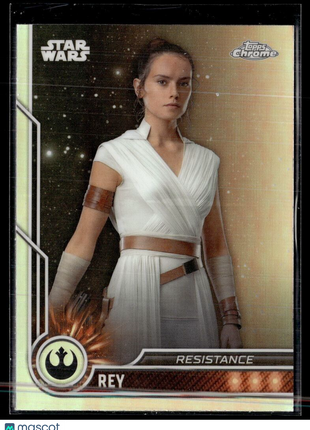 2023 TOPPS CHROME STAR WARS REFRACTOR #69 REY