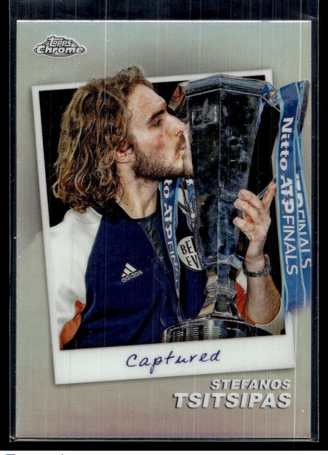 2024 TOPPS CHROME TENNIS CAPTURED CTD-ST Stefanos Tsitsipas