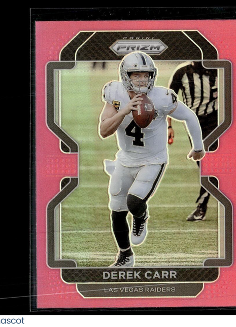 2021 PRIZM PINK DEREK CARR RAIDERS