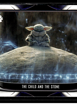 2021 TOPPS STAR WARS MANDALORIAN SEASON #2 #132 THE CHILD AND THE STONE