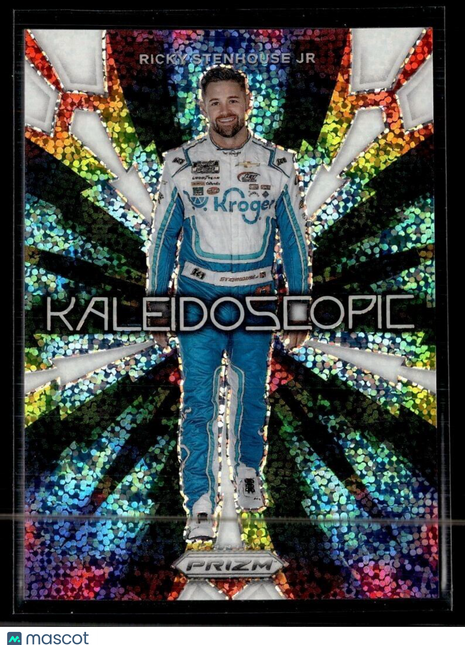 2023 PRIZM RACING WHITE SPARKLE KALEIDOSCOPIC RICKY STENHOUSE JR