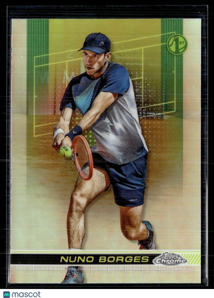 2024 TOPPS CHROME TENNIS REFRACTOR 80 Nuno Borges