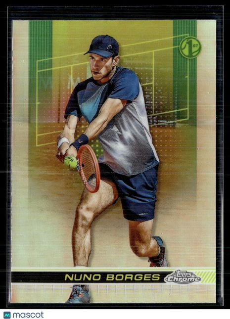 2024 TOPPS CHROME TENNIS REFRACTOR 80 Nuno Borges