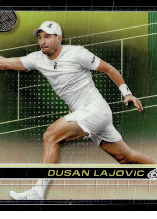 2024 TOPPS CHROME TENNIS REFRACTOR 18 Dusan Lajovic