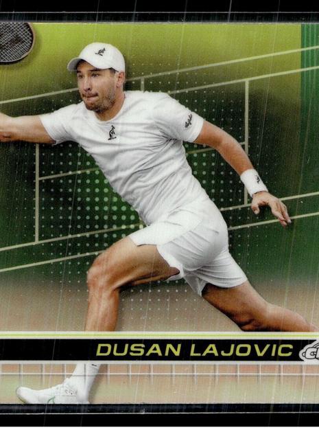 2024 TOPPS CHROME TENNIS REFRACTOR 18 Dusan Lajovic