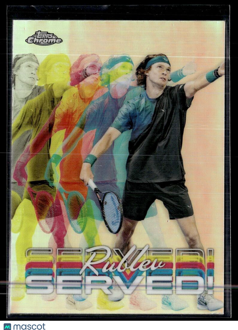 2024 TOPPS CHROME TENNIS SERVED! SER-AR Andrey Rublev