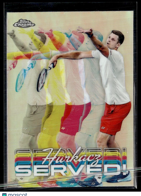 2024 TOPPS CHROME TENNIS SERVED! SER-HH Hubert Hurkacz