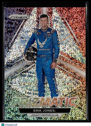 2023 PRIZM RACING WHITE SPARKLE PRIZMATIC ERIK JONES