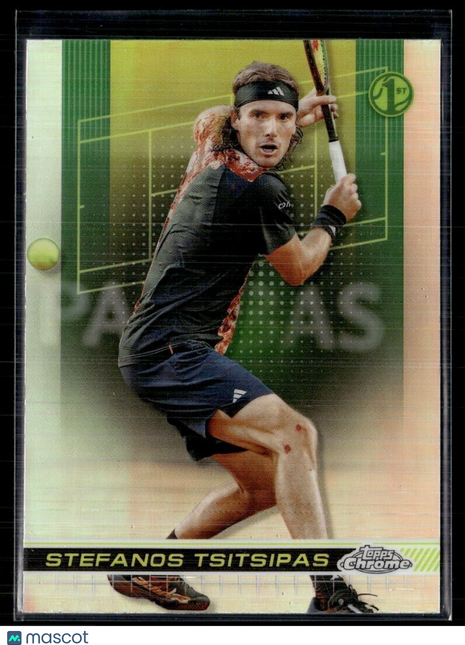 2024 TOPPS CHROME TENNIS REFRACTOR 46 Stefanos Tsitsipas