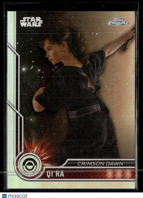 2023 TOPPS CHROME STAR WARS REFRACTOR #22 QI'RA