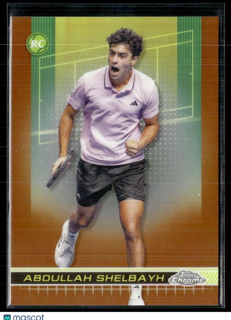 2024 TOPPS CHROME TENNIS CLAY COURT 172 Abdullah Shelbayh