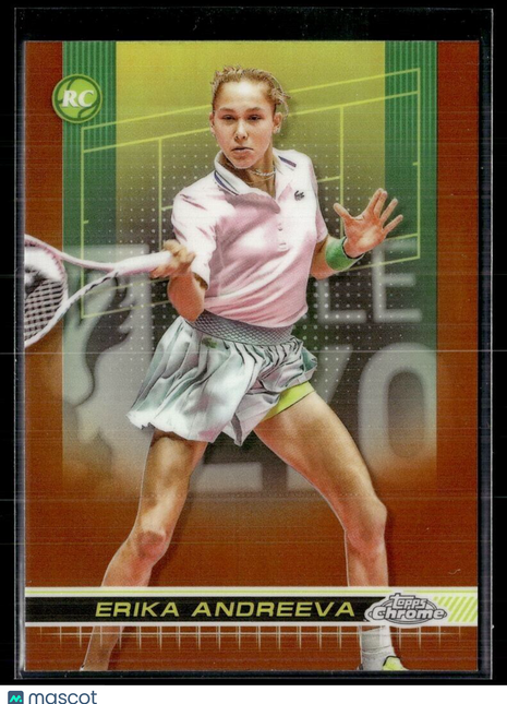2024 TOPPS CHROME TENNIS CLAY COURT 24 Erika Andreeva