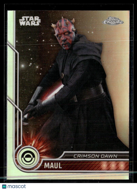 2023 TOPPS CHROME STAR WARS REFRACTOR #24 MAUL