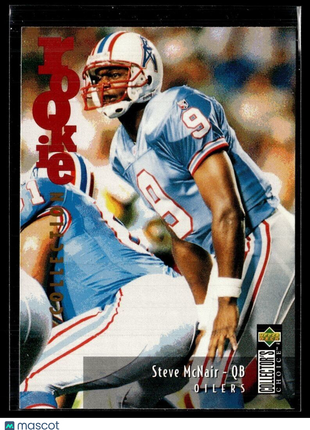 1995 UD COLLECTOR'S CHOICE ROOKIE STEVE MCNAIR OILERS