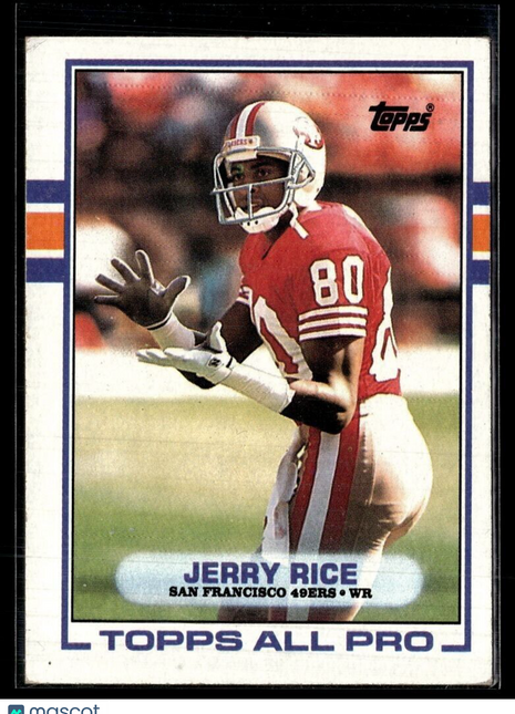 1989 TOPPS ALL PRO JERRY RICE 49ERS