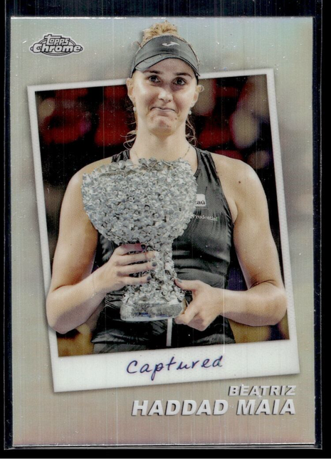 2024 TOPPS CHROME TENNIS CAPTURED CTD-BH Beatriz Haddad Maia