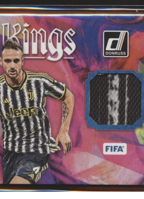 2023-24 DONRUSS KIT KINGS 2 COLOR JERSEY RELIC FEDERICO GATTI JUVENTUS