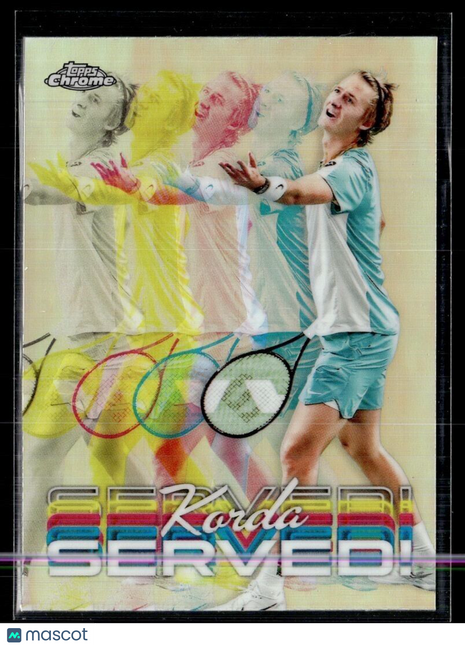 2024 TOPPS CHROME TENNIS SERVED! SER-SK Sebastian Korda