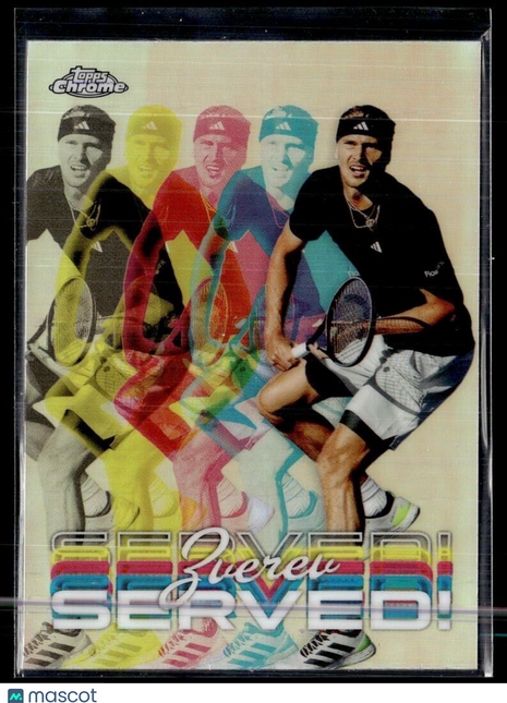 2024 TOPPS CHROME TENNIS SERVED! SER-AZ Alexander Zverev