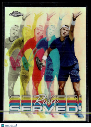 2024 TOPPS CHROME TENNIS SERVED! SER-HR Holger Rune