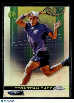 2024 TOPPS CHROME TENNIS REFRACTOR 40 Sebastian Baez