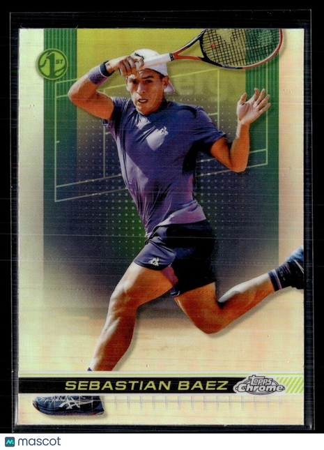 2024 TOPPS CHROME TENNIS REFRACTOR 40 Sebastian Baez